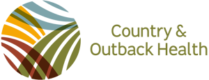 Country and outback health logo