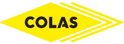 Colas Logo in yellow and black