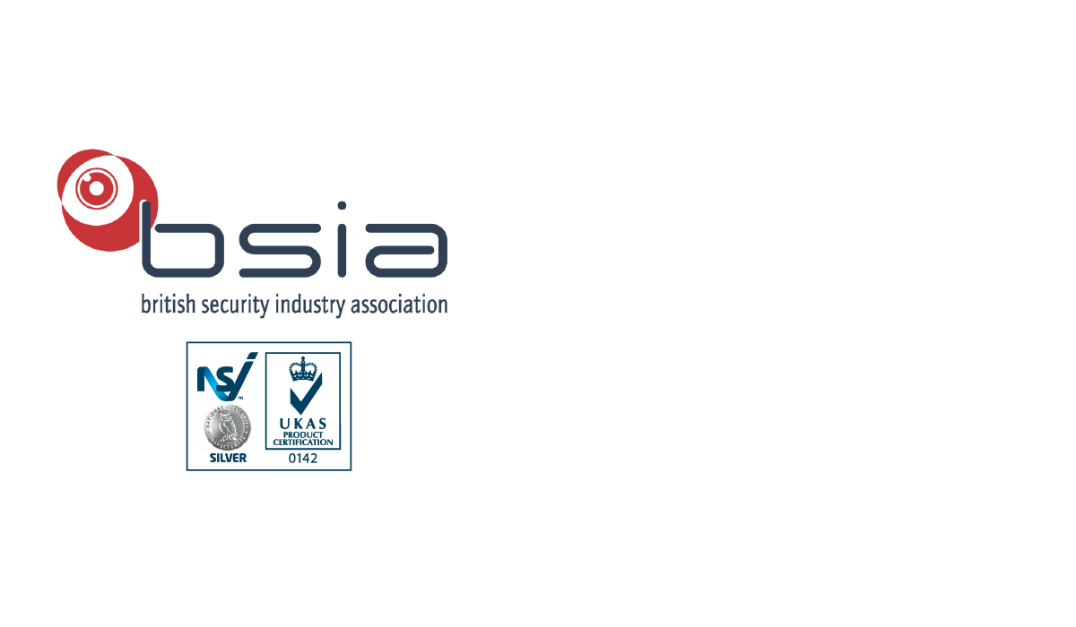 British security industry association and NSI logos