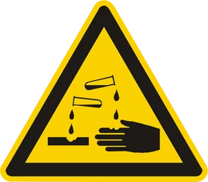 Corrosive Hazard Symbol