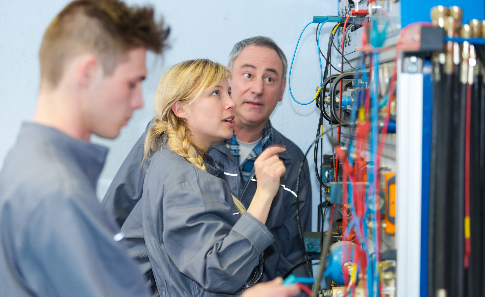 Image of woman conducting training